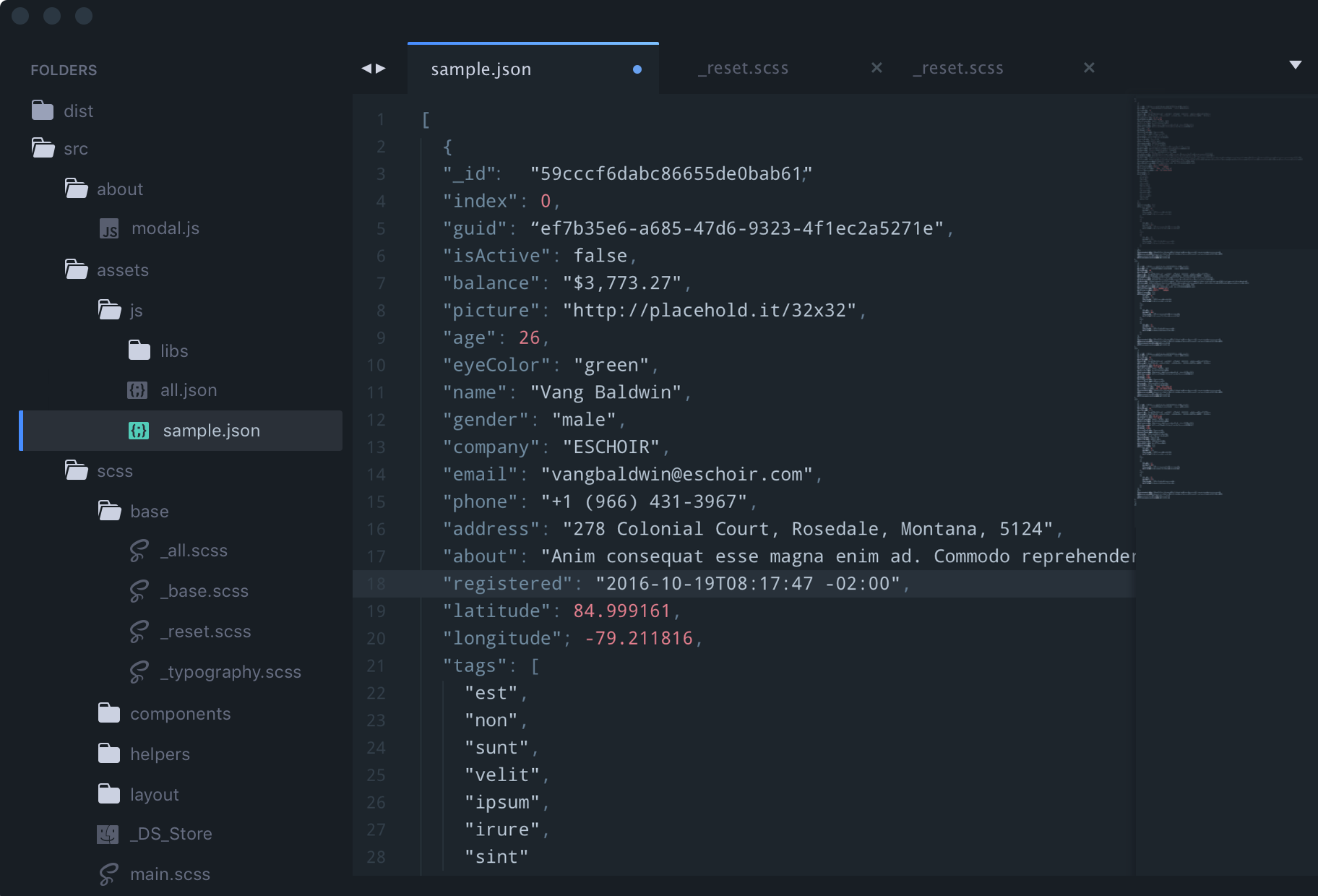 Image of City Lights for Sublime Text