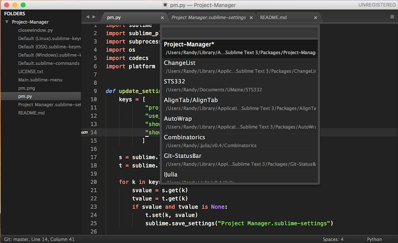 Sublime text package control. Change line Sublime. Sublime Star.