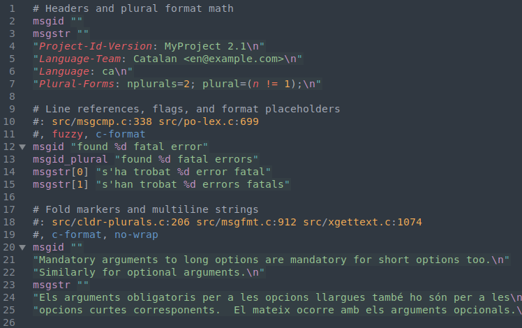 Screenshot demonstrating some features listed below