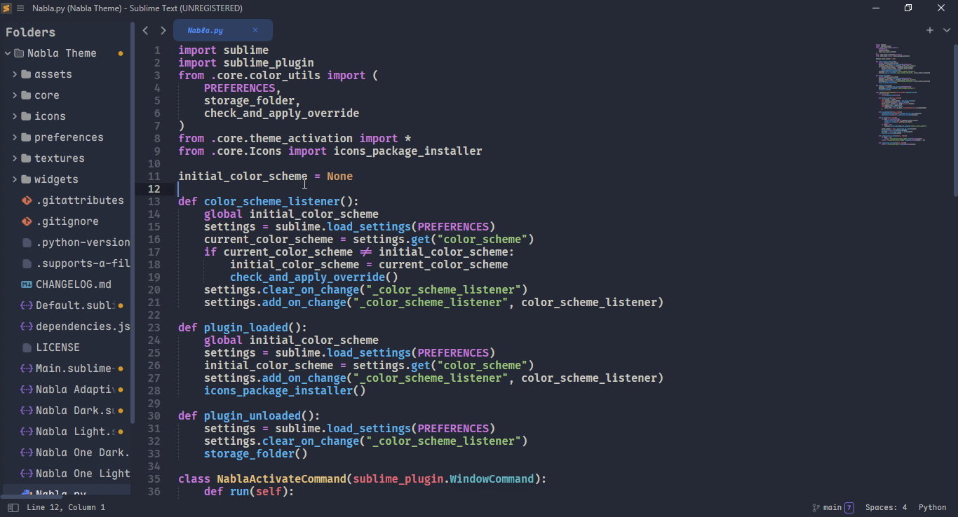 AutoSet Color Scheme Background