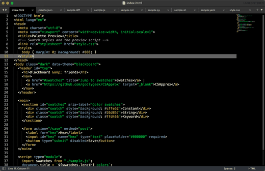 BlackboardForever with HTML