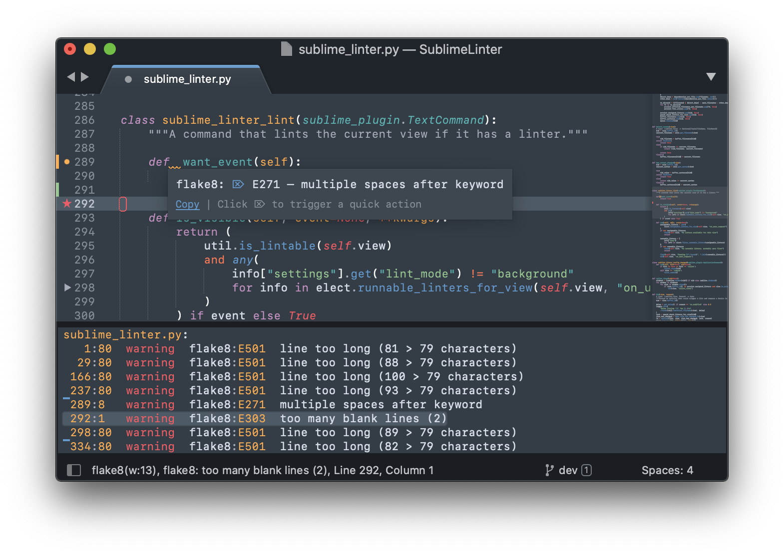 Sublime text. Линтер программирование. Sublime text 3. Код Sublime.