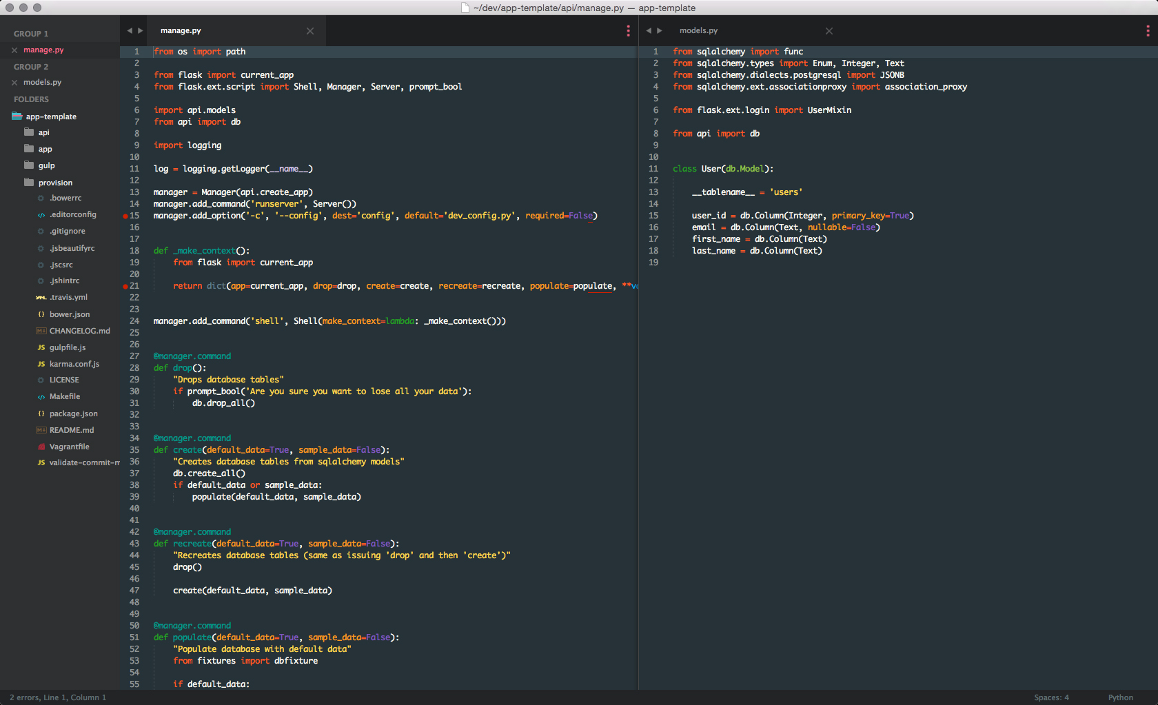 sublime text 3 color schemes