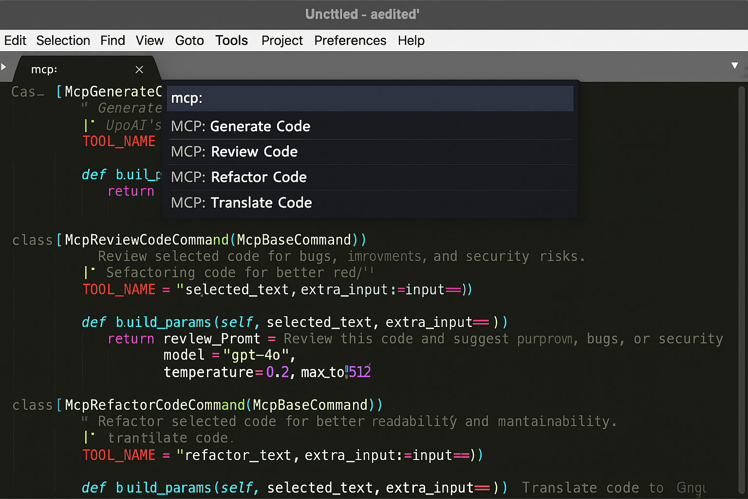MCP Helper Sublime Demo