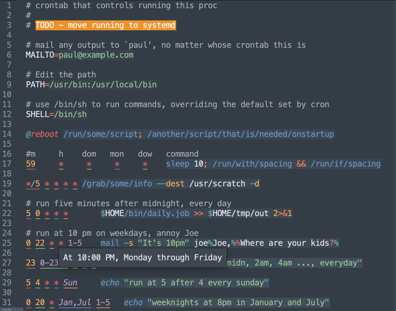 This controls. Файл crontab Ubuntu. Cron Linux примеры. Crontab примеры. Планировщик задач в Ubuntu.