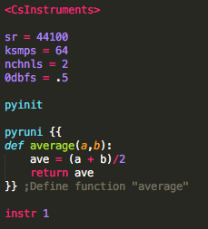Csound ST3 Python Example