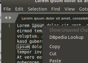 Selecting for lookup