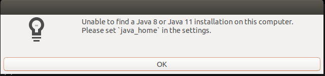 No Java Home