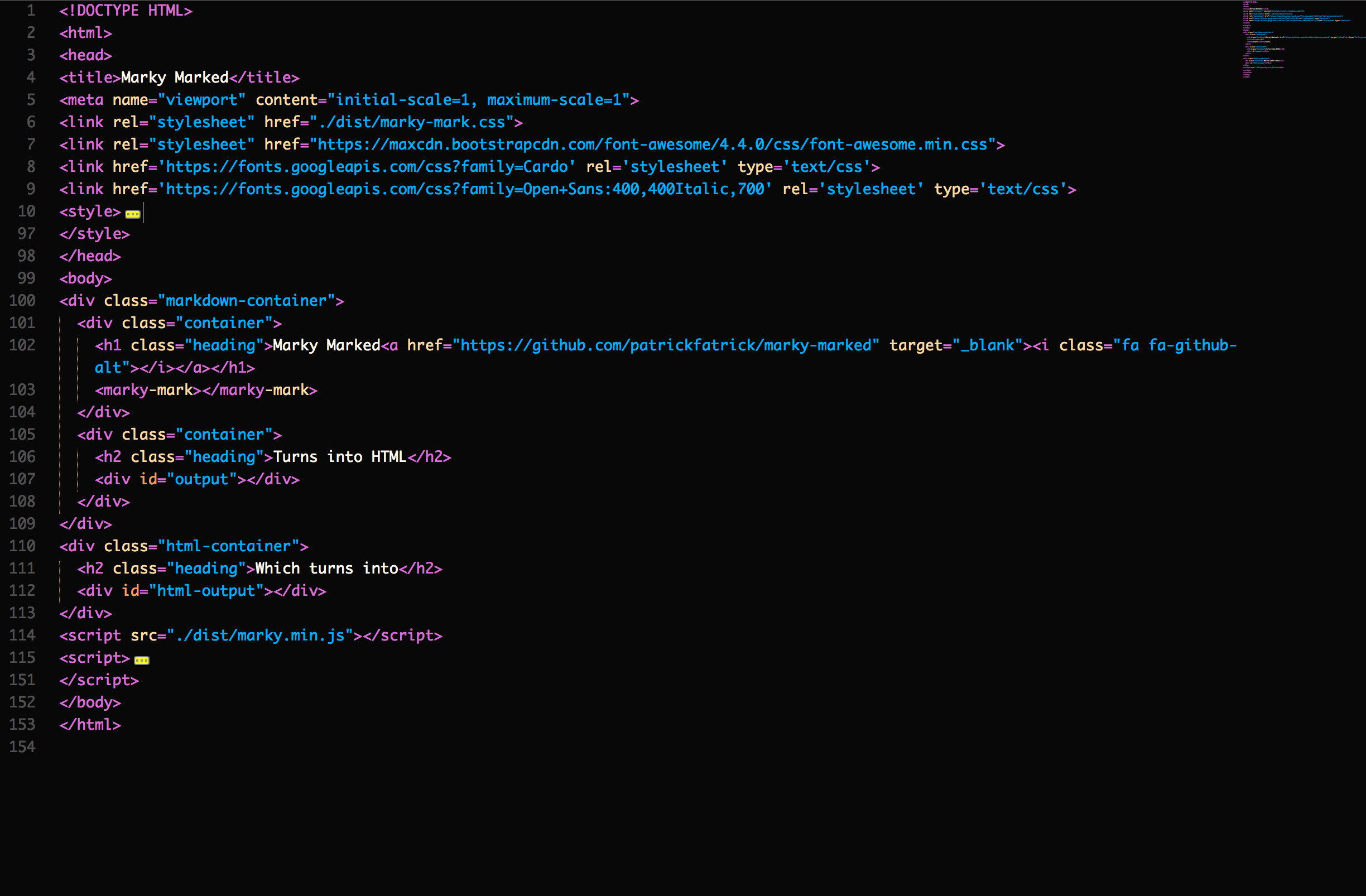 Cattleya Theme in an HTML file