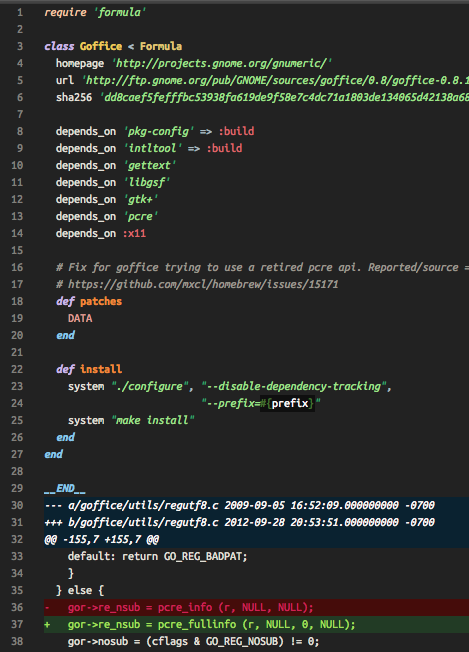 no available formula with the name homebrew/core/postgresql