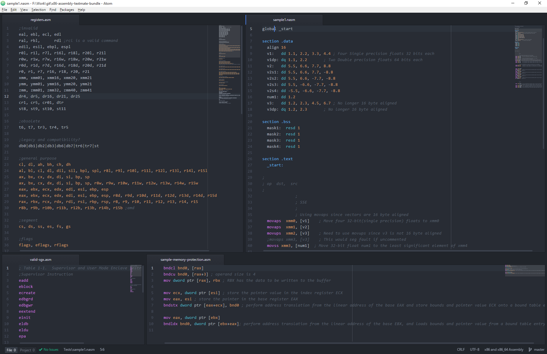 x86 and x86_64 Assembly - Packages - Package Control